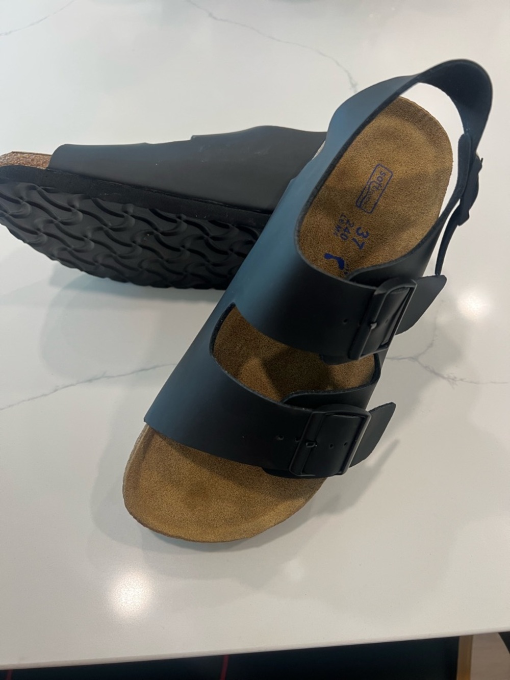 Luxury Designer Unisex Custom Mule Shoes Anti-Slip Cork Slippers Genuine Leather